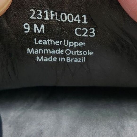 Flag LTD Kendrick Perf U-Throat Mens Sz 9M Brown Leather Perforated Preppy Shoes - Picture 9 of 9